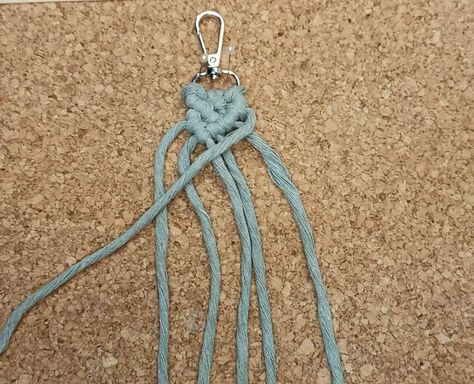 Hello DIYers!This macrame project is about macrame mermaid tail keychain. Mermaid keychain is also called fish keyring, mermaid key holder or key fob.There are almost everything what you need to make keychain in this post. Step by step video tutorial, free patterns images, which types of knot you will use, what size macrame cord for keychains, macramé keychain kit, some keychain prices on Etsy or Amazon.Let’s get started!Supplies for Macrame Tail KeyringYou can choose my macrame keycha… Step By Step Macrame Keychain, Macrame Keyring Tutorial, Macrame Mermaid Tail, Free Mermaid Tails, Mermaid Tail Keychain, Macrame Keyring, Mermaid Keychain, Tail Keychain, Diy Lanyard