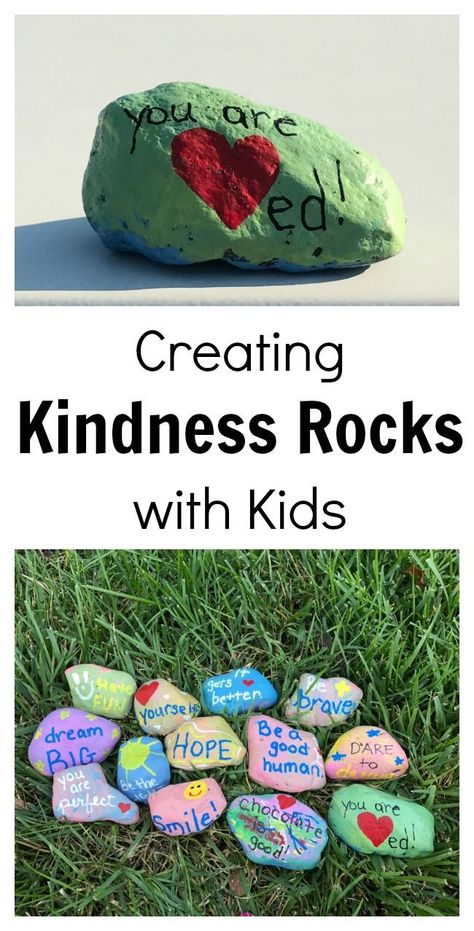 Have you heard about the Kindness Rocks movement? The second I read about it, I knew it would be a fun random act of kindness project for kids.  I often wonder how much of the negativity in our world our children are aware of. They overhear news stories, hear adults talking over … Kindness For Kids, Teaching Kindness, Kindness Projects, Random Act Of Kindness, Kindness Activities, Random Act, Act Of Kindness, I Knew It, Kindness Rocks