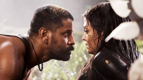 Raavanan Movie Images, Ravanan Movie Images, Planet Movie, Miss You Images, Best Bollywood Movies, Mani Ratnam, Action Movie Poster, Friendship Photography, Movie Dialogues