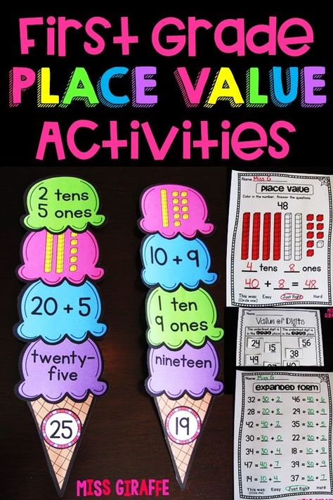 K2 Activities, Maths Strategies, First Grade Place Value, Children Worksheets, Classroom Structure, Factor Trees, 1st Grade Centers, Ks1 Maths, Maths Activity