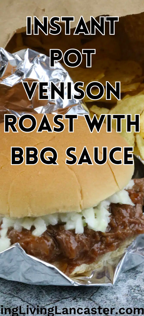 When you need an easy, hands-off dinner that the whole family will love, try this Instant Pot Venison Roast with BBQ sauce. Smokey BBQ sauce with flavorful fork-tender venison makes a flavor combination that can’t be beaten. Venison Roast Recipes Instant Pot, Venison Bbq Crockpot, Venison Roast Instant Pot, Instant Pot Venison Roast, Smokey Bbq Sauce, Deer Roast, Blade Roast, Venison Tenderloin, Venison Backstrap