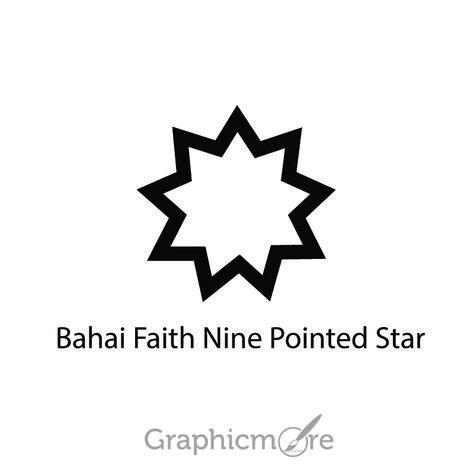 Bahai Faith Nine Pointed Star Symbol Design Free Vector File ,  #Bahai #BahaiSign #BahaiSymbol #Design #faith #Free #Nine #Pointed #Religion #ReligionSign #ReligionSymbol #ReligiousSign #Sign #Star #Symbol #Symbols #Vector Truth Symbol Signs, Bahai Symbol, Star Symbol Design, Truth Symbol, Faith Symbol, Star Symbol, Bahai Faith, Free Vector Files, Symbol Design