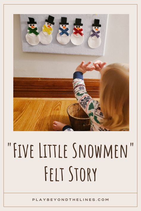 Five Little Snowmen, Winter Rhymes, Preschool Fingerplays, Felt Crafts Kids, Literacy Circles, Winter Crafts Preschool, Felt Story, Storytime Crafts, Storyboard Ideas