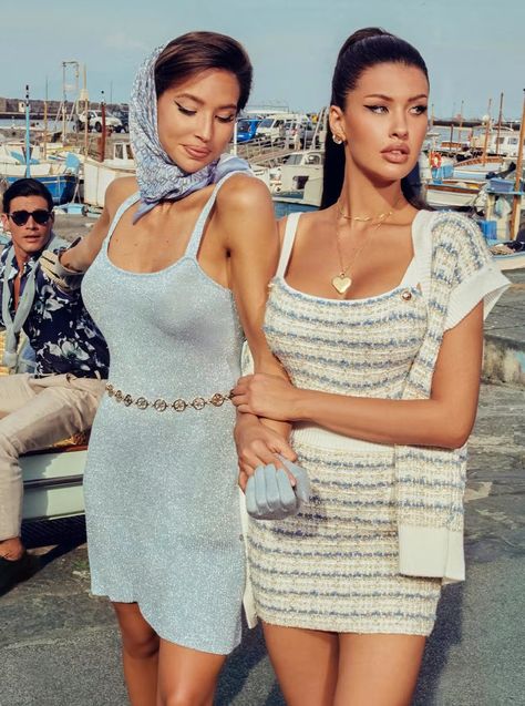 Guess shows its spring–summer 2023 campaign, photographed by Vicoolya & Saida – Lucire Guess Campaigns, Guess Fashion, Fashion Campaign, Summer Campaign, Popular Outfits, Friend Photoshoot, Model Fashion, Female Model, Vintage Beach