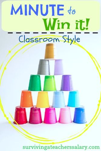 Indoor Group Games, Games For The Classroom, Games Indoor, Games For Kids Classroom, Group Games For Kids, Indoor Recess, Minute To Win It Games, Indoor Games For Kids, Minute To Win