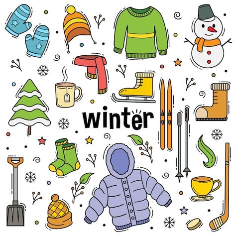 Basic Drawing For Kids, Calendar Doodles, Bullet Journal Work, Doodle Paint, Line Art Style, Preschool Classroom Decor, Easy Pixel Art, Basic Drawing, Winter Painting