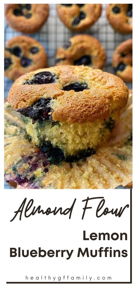 Gluten Free Blueberry Recipes, Blueberry Muffins Easy, Almond Flour Blueberry, Almond Flour Blueberry Muffins, Stone Mountain Georgia, Almond Flour Muffins, Easy Blueberry Muffins, Lemon Blueberry Muffins, Lemon Muffins