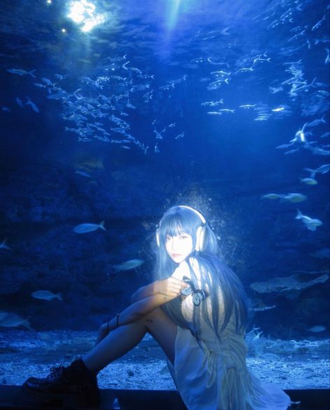 Aquarium Photos, Aquarium Pictures, 사진 촬영 포즈, Idee Cosplay, Photographie Inspo, Ex Machina, Cinematic Photography, Pose Reference Photo, Art Poses