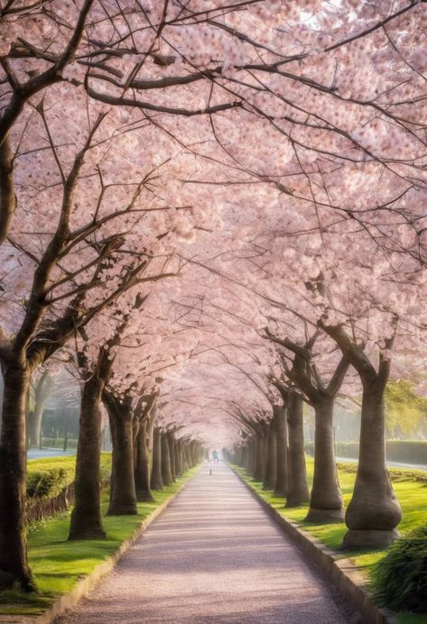 cherry blossom avenue Check more: https://paintlyx.com/cherry-blossom-avenue/ Tree Grove, Kim House, Cherry Blossom Trees, Oil Pastel Art, Pink Trees, Tree Line, Cherry Blossom Tree, Spring Aesthetic, Blossom Trees