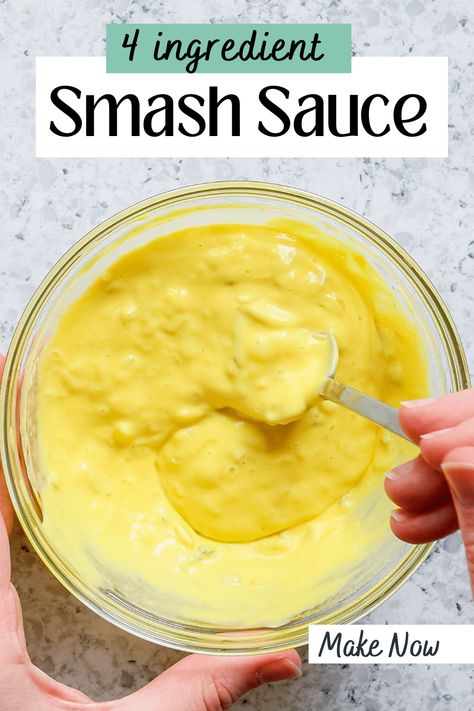 Special Sauce For Burgers, Smash Burger Recipes, Smash Burger Sauce, Good Burger Sauce Recipe, Sauce For Burgers, Burger Sauce Recipe, Best Burger Sauce, Burger Sauces Recipe, Best Ground Beef Recipes