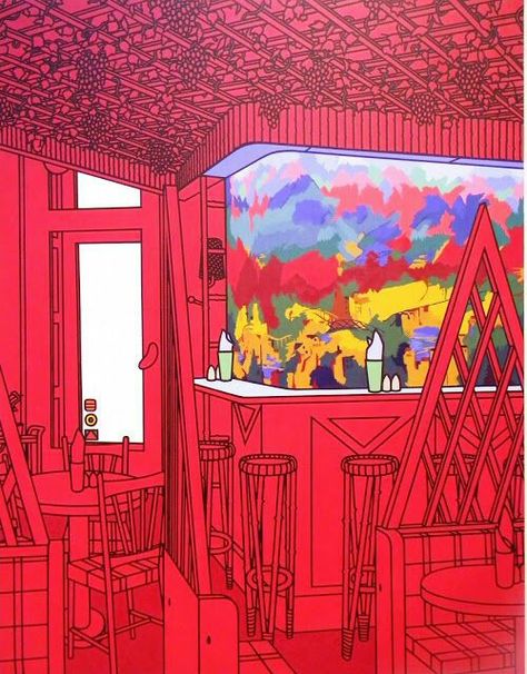 Patrick Caulfield Patrick Caufield, Paradise Bar, Patrick Caulfield, Review Essay, Essay Outline, Chevy Chase, Artist Models, Gcse Art, A Level Art