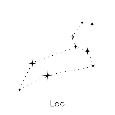 Leo Sign Constellation, Small Leo Constellation Tattoo, Constations Tattoo, Leo Zodiac Tattoos Constellation, Lion Constellation Tattoo, Leo Zodiac Star Constellation, Leo Constilation Tattoo, Leo Constalation, Leo Constellation Tattoo Stars