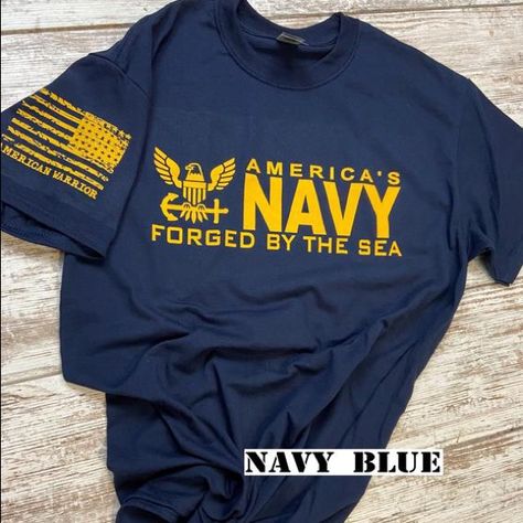 Americas Navy T Shirt, Let Me Know If You Need Another Size! Navy T Shirt, Usmc Veteran, Navy Mom, Navy Logo, Veteran T Shirts, Navy Military, Navy Veteran, Military Veterans, T Shirt Photo