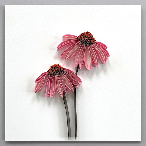 Paper Quill Flowers, Quiling Paper Art Ideas, Paper Quilling Cards Ideas, Easy Quilling Ideas For Beginners, Paper Quilling Flower, Quilled Paper Art Easy, Easy Paper Quilling Ideas, Quilling Easy, Easy Paper Quilling