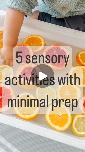 5 Sensory activities with minimal prep! Messy play  Water tray ideas  Sensory bin ideas  Toddler activities  Eyfs activities Sensory Play Tray Ideas, 5 Senses Tuff Tray Ideas, Messy Play Sensory Activities, Jelly Activities Sensory Play, Cereal Sensory Play, Sensory Play Eyfs, Sensory Activities For Babies 1 Year, Disney Tuff Tray Ideas, Wet Sensory Play