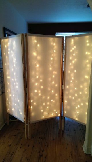 Room Divider Screen Diy, Room Divider Ideas Bedroom, Bedroom Divider, Room Divider Privacy, Diy Privacy Screen, Room Divider Ideas, Material Ideas, Divider Ideas, Diy Room Divider