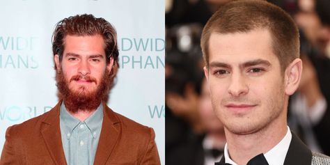 Beard or no beard - Andrew Garfield Beard Vs No Beard, Beard Or No Beard, Lumberjack Beard, No Beard, Beard Barber, Mutton Chops, Men Beard, Beard Style, Bearded Lady