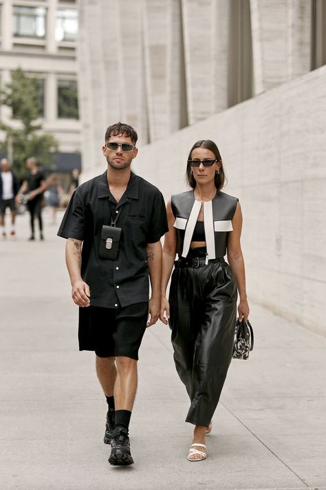 New York Street Style Spring 2020 More of Day 3 | The Impression Menswear 2020, Fashion Week Spring 2020, New York Street Style, New York Fashion Week Street Style, Couple Style, Black Men Street Fashion, Men Street Fashion, Stylish Couple, Street Snap