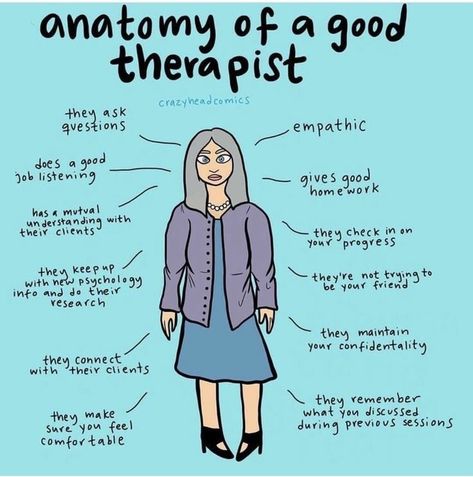 I know this is my therapist to the “T”! Mental Health Counselor Career, Good Therapist, Psychology Notes, Psychology Studies, Mental Health Therapy, Mental Health Counseling, Counseling Psychology, Therapy Counseling, Counseling Resources