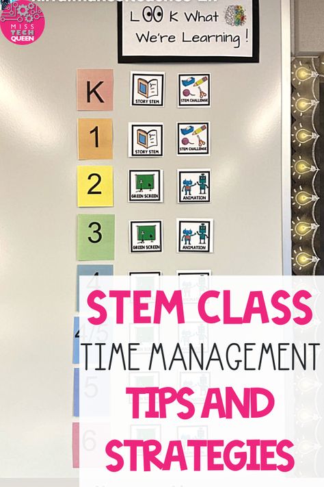 Stem Lab Elementary School, Stem Class Decor, Stem Units For Elementary, Engineering For Elementary Students, Steam Lab Decor, Steam Classroom Activities, Stem Elementary Classroom, Stem Classroom Organization, Project Lead The Way Elementary