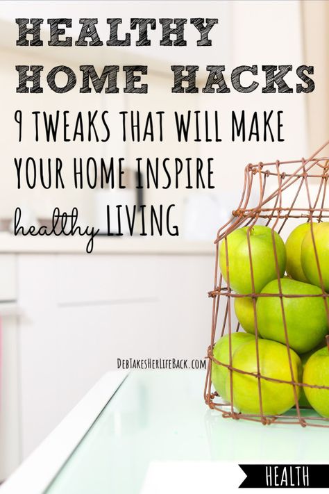 Struggling to improve your health? Here are 9 healthy home hacks…tiny tweaks…you can make to your home to counteract negative influences and inspire you! | healthy house design | healthy home interior design | healthy home decor interior design | health hacks for women | health hacks tips | health hacks losing weight | home hacks diy | home hacks why didn't we think of that | home hacks diy lifehacks | home hacks organization | healthy living tips | healthy living aesthetic | healthy lifestyle Healthy Hacks Tips, Healthy Living Aesthetic, Living Aesthetic, Saving Money Frugal Living, Healthy Activities, Health Hacks, Staying Fit, Women Health, Motivation Goals