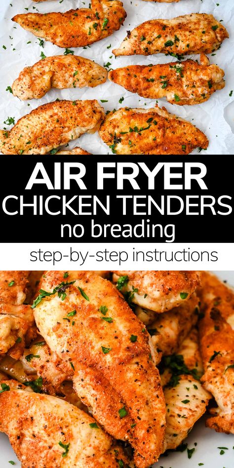 Easy Air Fryer Chicken, Homemade Chicken Tenders, Quick Family Dinners, Air Fryer Chicken Tenders, Delicious Family Dinners, Meat Casserole, Kid Approved Meals, Fresh Salad Recipes, Easy Air Fryer