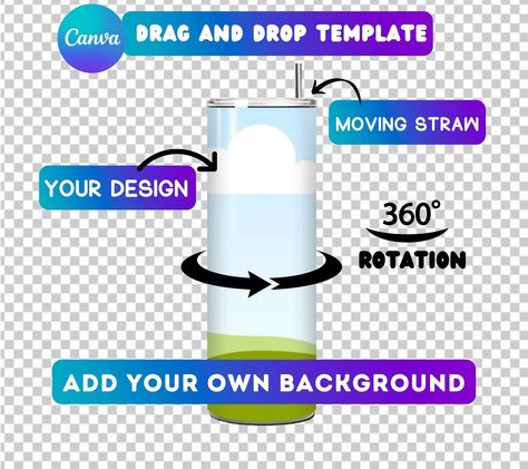 Rotating Tumbler Mockup Canva Drag and Drop Rotating Tumbler Template 20OZ Rotating Tumbler Mockup Spinning Tumbler Mockup Canva Rotating Tumbler Mockup Your Order will include: ✓ 1 Rotating Canva Template ✓ 100+ Backgrounds ✓ 110 Highland Cow Tumbler Wraps ( Straight, Tapered ) ✓ 200 Leopard tumbler Wraps ( Straight, Tapered ) ✓ 25 Free Tumbler Christmas Wraps ✓ 1 Free Video Tutorial 📥 Swift digital delivery upon payment. Access via email or Etsy profile. Customize easily using Adobe Photoshop, Canva, or your preferred tool. What you will receive? You'll get a PDF file, 1 TXT file and 1 Video Tutorial with download links and instructions to use Canva Template. Click on the links provided in the PDF file to get access to all of your items. Rules: 🌟 Enjoy unrestricted personal and commerc Tumbler Mockup, Highland Cow Tumbler, Leopard Tumbler, Canva Tips, Tumbler Christmas, Cow Tumbler, Tumbler Template, Free Tumbler, Mockup Free Download