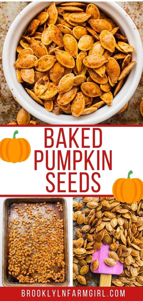 Drying Pumpkin Seeds, Bake Pumpkin Seeds, Pumpkin Seed Recipes Baked, Baked Pumpkin Seeds, Easy Pumpkin Seeds, Pumpkin Seed Recipes Roasted, Pumpkin Baking Recipes, How To Roast Pumpkin, Pumpkin Seeds Baked