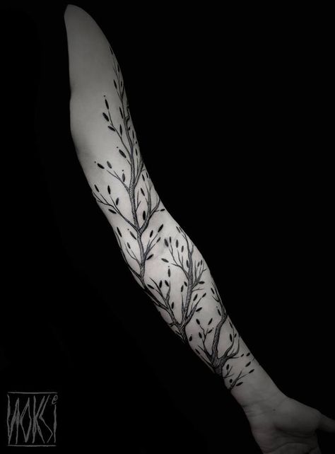 Branches & leaves creeping up guys arm. Branches Tattoo, Arm Wrap Tattoo, Tree Sleeve Tattoo, Tree Branch Tattoo, Tree Tattoo Arm, Lower Arm Tattoos, Around Arm Tattoo, Wrap Around Tattoo, Wrap Tattoo