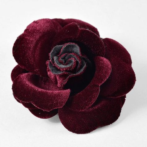 Velvet Flower with one Pin on the back - Measures: Approx. 3-1/2 Diameter - Available Colors: Black, Brown, Burgundy Perfect for Hair pin, brooch, etc. Listing for 1 piece Price for 1 piece is $5.95 Valentine's Strawberries, Headband Dress, Sewing Case, Velvet Flower, Ribbon Embroidery Tutorial, Velvet Flowers, Pin Hair, Leather Flowers, Velvet Lace