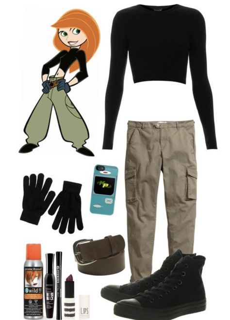 Kim Possible Costume, Holloween Costume, Diy Kostüm, Diy Halloween Costume, Halloween Costume Outfits, Kim Possible, Fantasias Halloween, Easy Halloween Costumes, Cute Halloween Costumes