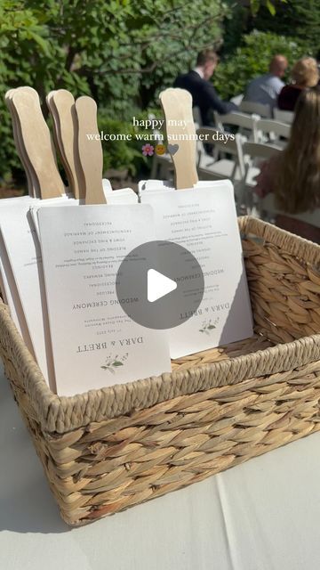 The Van Dusen Mansion on Instagram: "Beat the heat & feel the love on warm summer wedding days with wedding programs that double as handheld fans! The perfect way to keep your guests cool and smiling throughout the entire day!🥰
🌸🌞🤍

#vandusenmansion #vandusenmansionwedding #historicvenue #mnweddingvenue #minnesotawedding #minneapolismn #weddinginspo" Diy Wedding Program Fans, Mn Wedding Venues, Program Fans, Wedding Program Fans, Happy May, Wedding Essentials, Minnesota Wedding, Hand Held Fan, Wedding Program