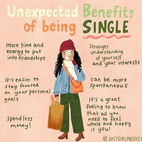 Benefits Of Being Single, Recovery Books, Just Girl, Being Single, Trying To Sleep, Mental And Emotional Health, Self Care Activities, Personal Goals, Life Advice