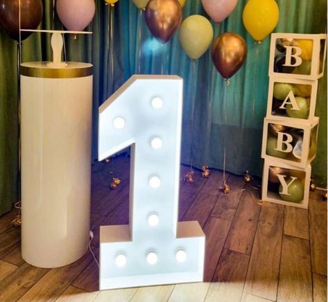 This is large letter lights for event decor! Our large marquee letters are possible in any size for your wedding, party, event decor, etc. Party decorations price for 1 letter or namber. Еach light letter or namber is connected separately through an electrical outlet and has a European plug. It may be necessary to have an adapter for your kind of outlet. Your order comes to you in good, high-quality packaging - watch the video ➡️ https://youtu.be/lkR_0PTDwjs - our packaging allows you to store t Number One For Birthday, Large Marquee Letters, Marquee Numbers, Light Letter, Party Event Decor, Letter Lights, Lighted Marquee Letters, Light Up Letters, Light Letters