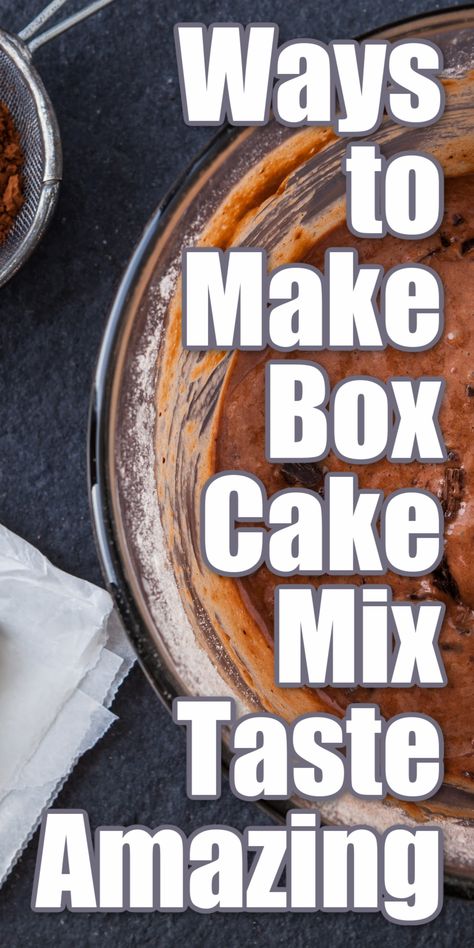 Cake Mix Recipes Homemade, Chocolate Box Cake, Costco Cake, Cake Mix Doctor, Make Box, Box Cake Recipes, Box Cakes, Betty Crocker Cake, Boxed Cake Mixes Recipes