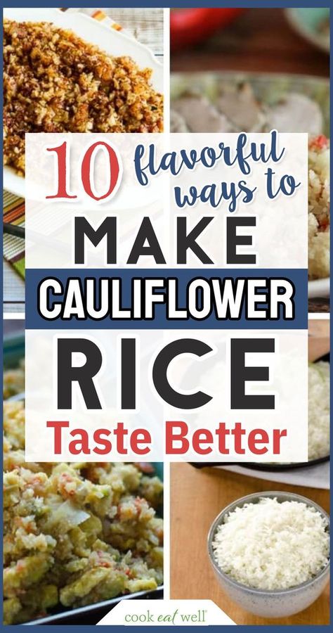 How To Make Frozen Cauliflower Rice Taste GOOD Riced Califlower Recipes, Making Cauliflower Rice, Make Cauliflower Rice, Cauliflower Side Dish, Cauliflower Rice Easy, How To Cook Cauliflower, Cauliflower Recipes Healthy, Cauliflower Fried Rice Recipes, Craving Carbs