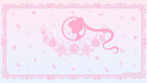 Sailor Moon Gif, Pink Wallpaper Laptop, Sailor Moon Background, Magical Girl Aesthetic, Animated Banners, Moon Wallpaper, Sailor Moon Aesthetic, Sailor Moon Manga, Sailor Moon Wallpaper