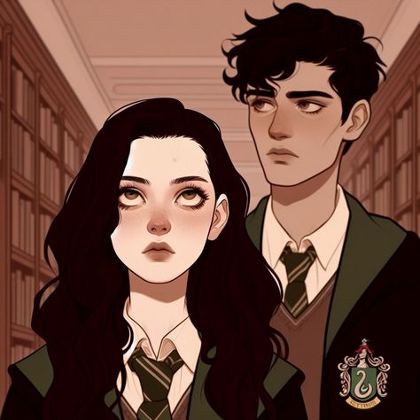 Tom Riddle Book, Lorenzo Berkshire, Fem Harry Potter, Harry Potter Fanart, Fem Harry, Black Hair Green Eyes, Dark Harry, Demon Book, Harry Potter Headcannons