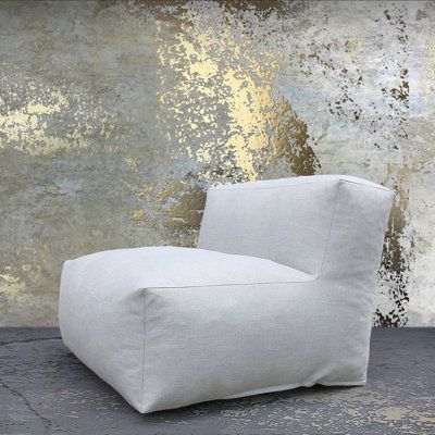 Comfortable Patio Cozy Chair, 1 Armless Sofa.(Note: Small display pillows not included.) It is a perfect outdoor seating chair for patio, garden, swimming pool and more. | Wrought Studio Middle Sectional Sofa Patio Bean Bag Chair White 26.38 x 35.04 x 33.86 in, Olefin | C110301886 | Wayfair Canada Floor Lounge Area Cozy, Outdoor Chairs Comfortable, Patio Cozy, Plastic Patio Furniture, Outdoor Bean Bag Chair, Vermont House, Cloud Couch, Garden Swimming Pool, Outdoor Bean Bag