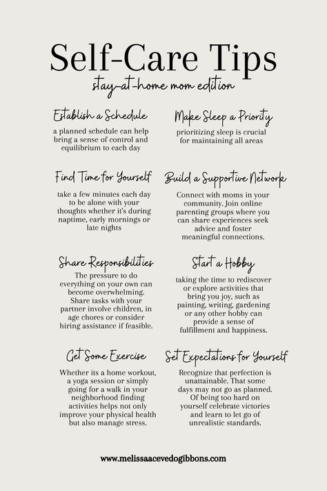 Being a stay at home mom is a fulfilling but demanding role and it can feel like we don’t have any time for self care. Balancing household tasks, childcare and ones own needs can feel VERY overwhelming. In this blog post we will explore effective self care strategies specifically designed for stay at home moms. From establishing routines to finding moments of solitude these tips aim to prioritize the well being of mothers. Sahm Self Care Routine, How To Be A Good Stay At Home Mom, First Time Mom Self Care, Self Care For Families, Stay At Home Mom Self Care, New Mom Self Care Routine, Self Care Mom Ideas, Sahm Self Care, Self Care For Parents