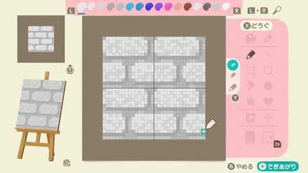 How to Make Brick Paths | ACNH - Animal Crossing: New Horizons (Switch)｜Game8 How To Make Custom Paths Animal Crossing, Animal Crossing Cobblestone Path Design, Acnh Paths Designs Pixel, Acne Custom Paths, Animal Crossing Paths Brick, Animal Crossing Path Design Pixel, Acnh White Brick Path Design Code, Animal Crossing Brick Path Design, Animal Crossing Path Grid Design