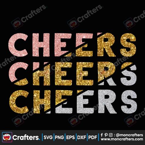 Cheers Cheers Cheers Christmas Svg, Christmas Svg, Christmas Cheers Svg Check more at https://moncrafters.com/product/cheers-cheers-cheers-christmas-svg-christmas-svg-christmas-cheers-svg-cm091221nq14/ He Plays She Cheers Shirt, Cheers To The New Year, Cheers Svg Free, Cheer Words For Floor Cheers, Cheers To The Miles It Took To Get Here, Christmas Svg, Christmas Cheer