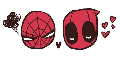 Spiderman Stickers, Deadpool X Spiderman, Deadpool Art, ポップアート ポスター, Image Spiderman, Deadpool And Spiderman, Stick N Poke, Incredibles 2, Spiderman Art