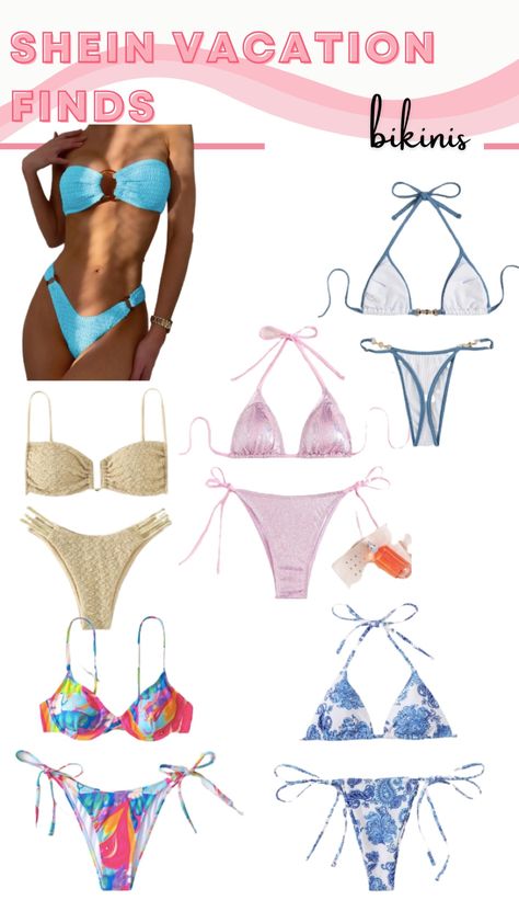 Bikinis Shein, Shein Bikinis, Shop My, White, Quick Saves, Color