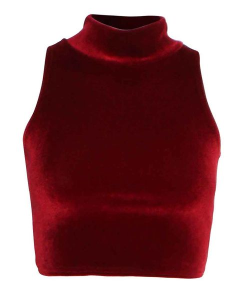 igh Neck 90s Crop Velvet Top in Red £ 7.95 www.chiarafashion.co.uk/high-neck-90s-crop-velvet-top-in-red.html  #red #poloneck #velvet #crop #top #90s #style #celebritystyle Red Velvet Shirt, Red Velvet Top, Bodycon Shirt, Crop Tops Shirts, Burgundy Crop Top, High Neck Shirts, Burgundy Shirt, Bodycon Tops, Velvet Crop Top