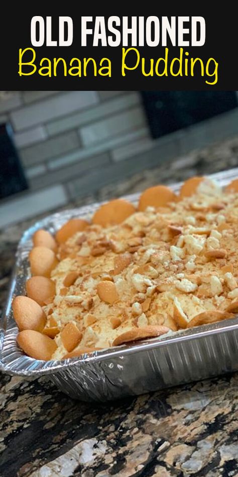 Old Fashion Banana Pudding Recipes, Old Fashion Banana Pudding From Scratch, Bourbon Banana Pudding, Banana Pudding From Scratch, Old Fashioned Banana Pudding, Banana Cakes, Southern Banana Pudding, Best Banana Pudding, Blackberry Cobbler