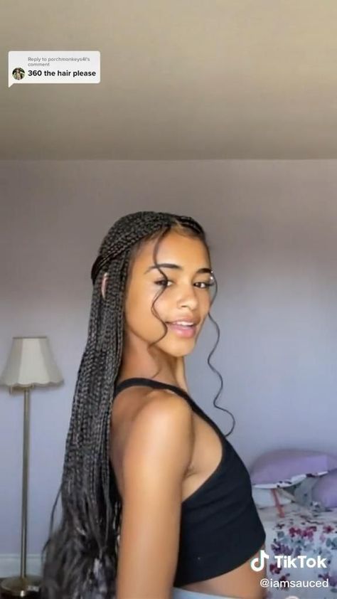 Pin by Denise on Hairstyles that r just ✨itttt✨ [Video] in 2022 | Protective hairstyles braids, Curly hair styles easy, Box braids hairstyles Braids For Black, Goddess Braids Hairstyles, Box Braids Hairstyles For Black Women, Cute Box Braids Hairstyles, Protective Hairstyles Braids, Box Braids Styling, Pretty Braided Hairstyles, Hairdos For Curly Hair, Girls Hairstyles Braids