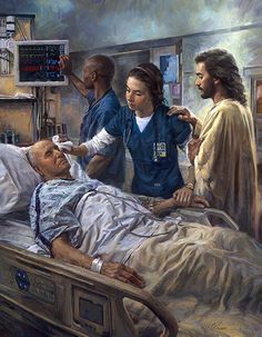 Medical Collection — Nathan Greene Studio Nurse Inspiration, Nurse Art, The Healer, Christian Artists, Jesus Is Life, Jesus Art, Medical Field, Jesus Pictures, Christian Quotes Inspirational