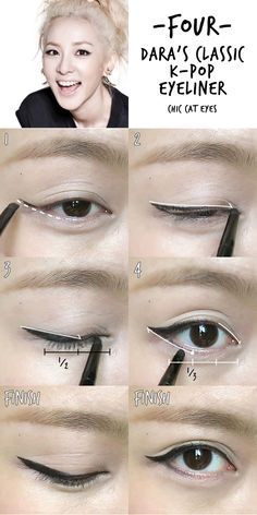 Korean Eyeliner, Makeup Korean Style, Korean Makeup Tips, Korean Makeup Look, Korean Makeup Tutorials, Korean Eye Makeup, Beauty Make-up, Pinterest Makeup, Makijaż Smokey Eye