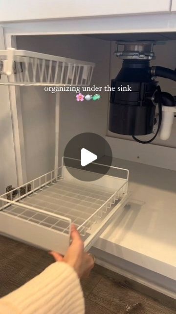 invoproducts on Instagram: "Loves an organization project 🫧🌸  #amazonfinds #amazonhome #kitchenhacks #kitchenorganization #kitchenstorage #cleaningproductsorganization #underthesinkorganization #underthekitchensinkorganization   organization hacks, organization ideas, organization inspo, storage hacks, storage ideas, storage inspo, organize with me, clean with me, asmr organization, asmr organizing, kitchen sink organization, kitchen sink cleaning, under sink organization, organized home, organized kitchen, amazon kitchen, amazon organization, amazon gadgets, amazon under the sink, amazon must haves, amazon home, amazon finds, asmr" Under Sink Cleaning Organization, Under Sink Cleaning Supply Storage, Cleaning Storage Organization, Home Cleaning Storage, Organizing Ideas Under Kitchen Sink, Organizing Under Kitchen Sink With Garbage Disposal, Under Sink Organization Bathroom Diy, Ideas For Organizing Kitchen Cabinets, Underneath Sink Organization Kitchen